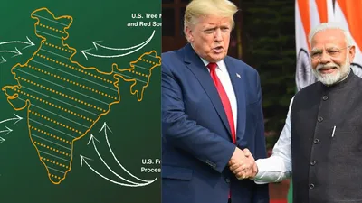 India US Trade Deal Map