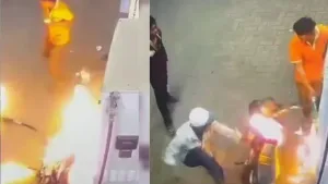 Raipur Bike Fire Accident