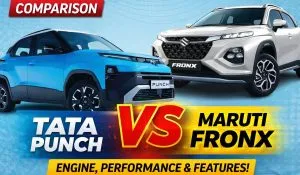 Tata Punch vs Maruti Fronx Comparison(image: AI Ganrated )