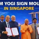 CM Yogi Sign Mou in Singapore (image: AI Ganrated )