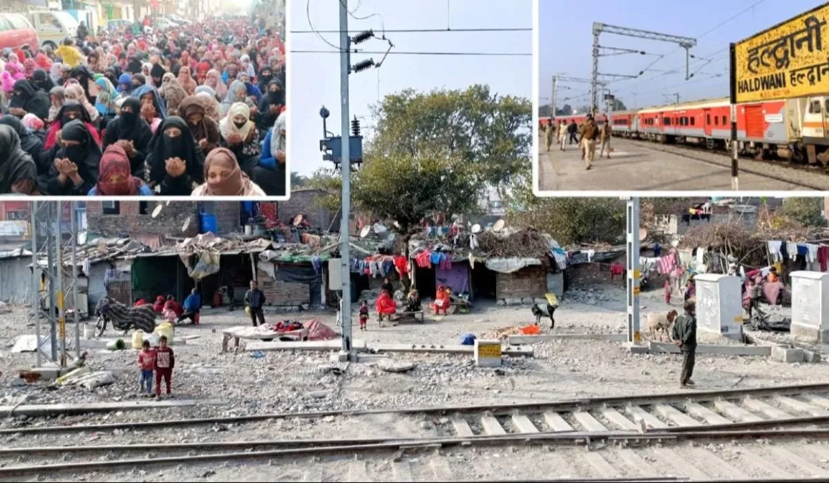 Haldwani Railway Land Dispute (image: social media )