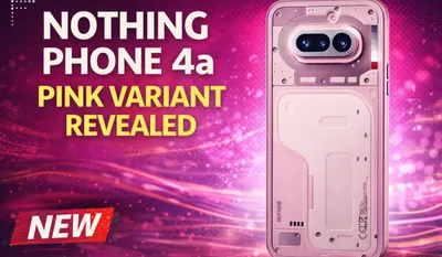 Nothing Phone 4a Pink Variant Revealed (image: AI )