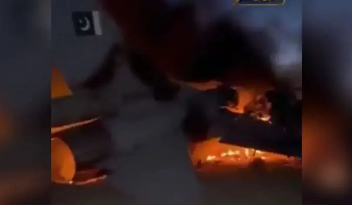 Jalalabad Fighter Jet Crash (social media)