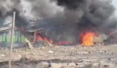 Andhra Pradesh Firecracker Factory Blast (social media)