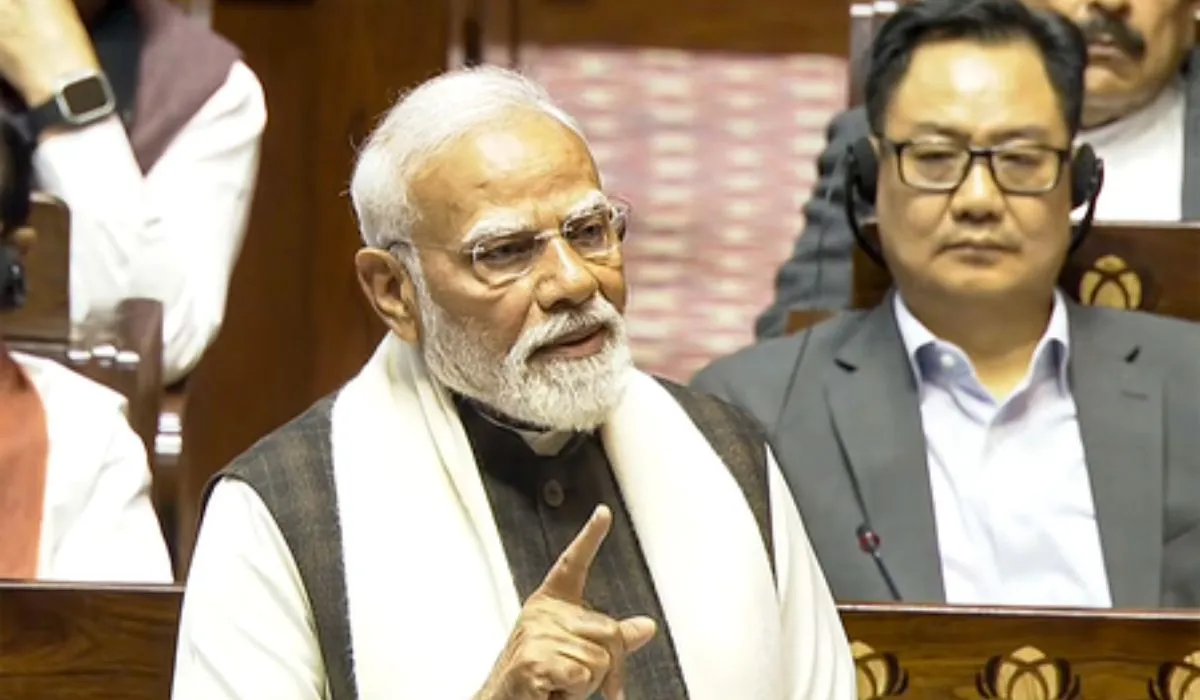 PM Modi Rajya Sabha Highlights (Image- S-M)