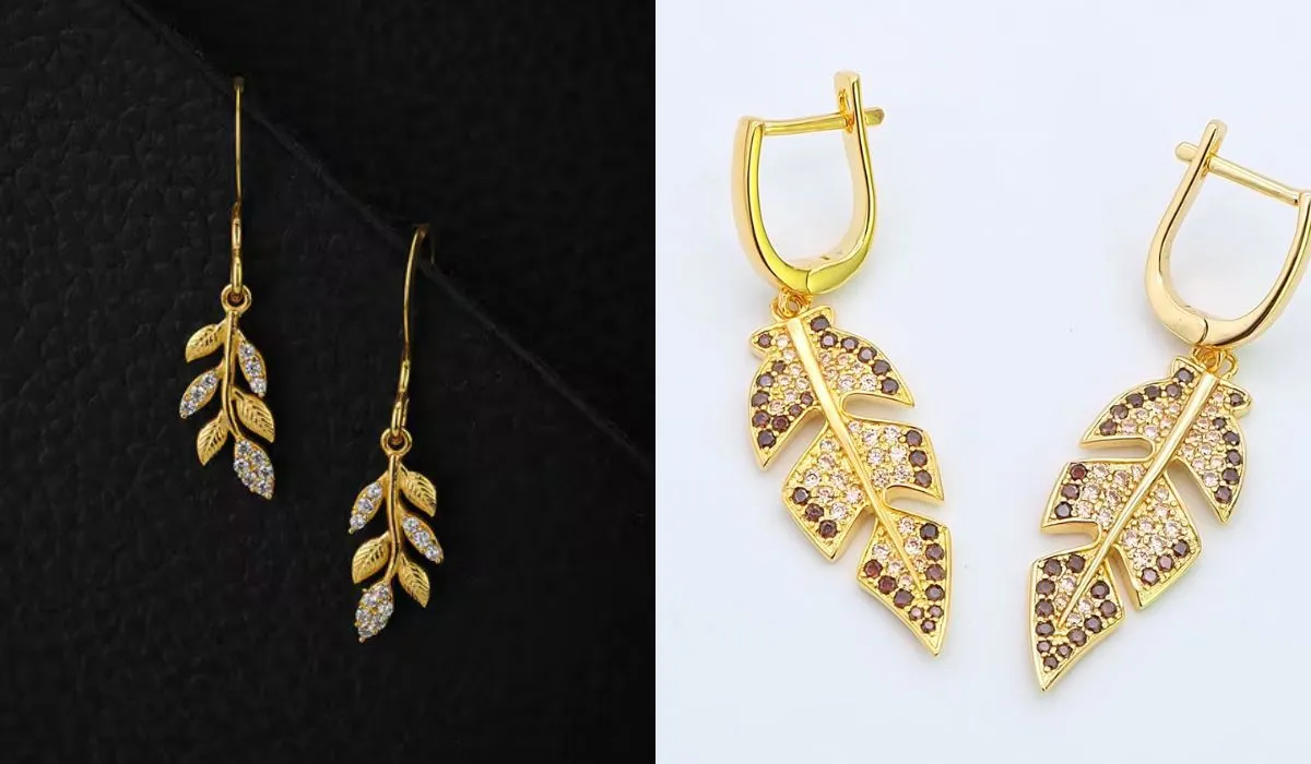 Gold Dangler Earrings Designs