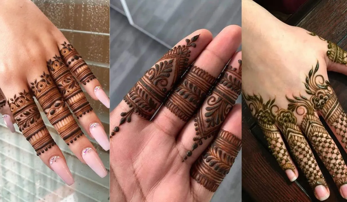 Simple Finger Mehndi Design