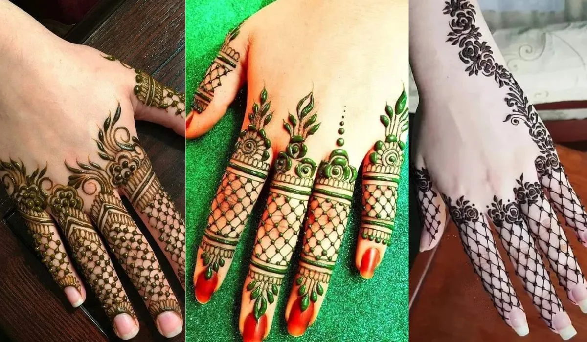 Simple Finger Mehndi Design