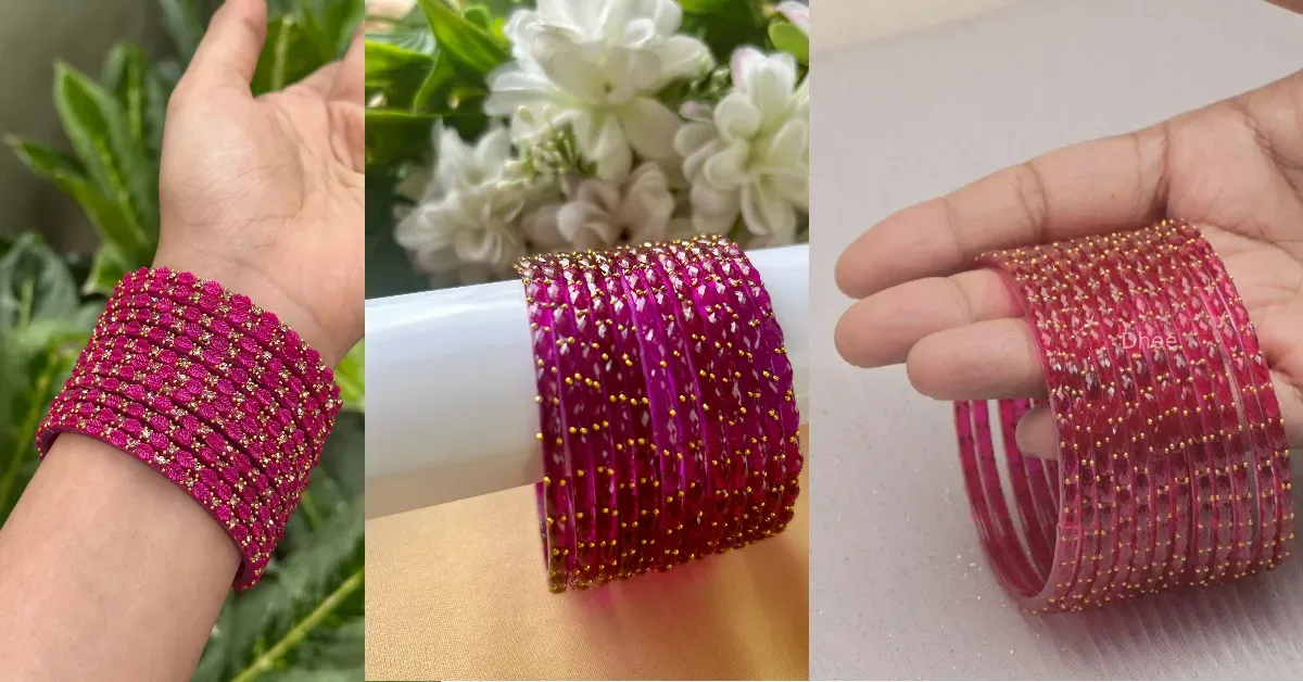Glass Bangles Designs For Valentines Day
