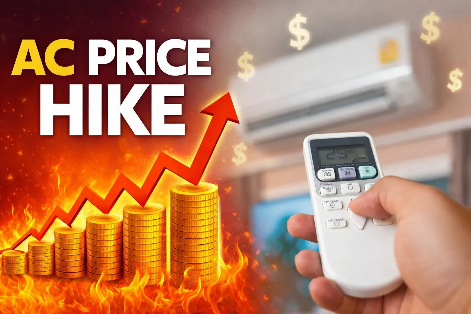 AC Price Hike (image: AI ganrated )