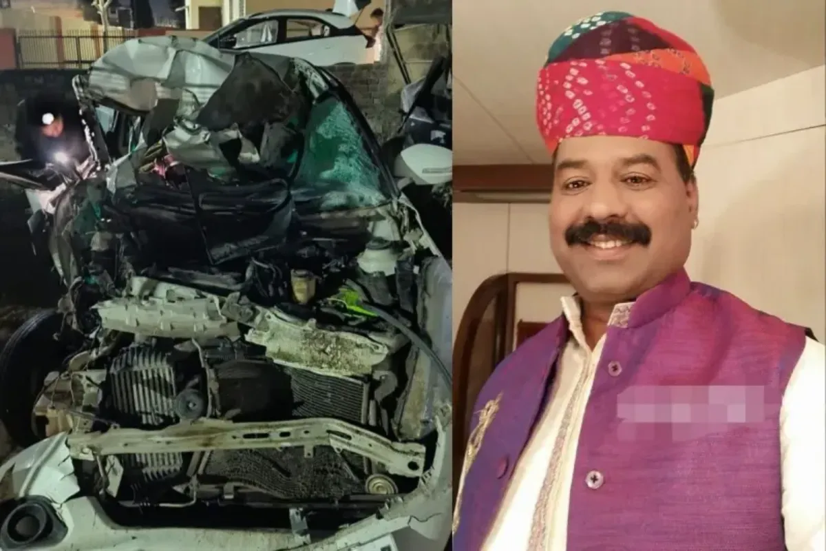 Car Collide With Truck In Ringas