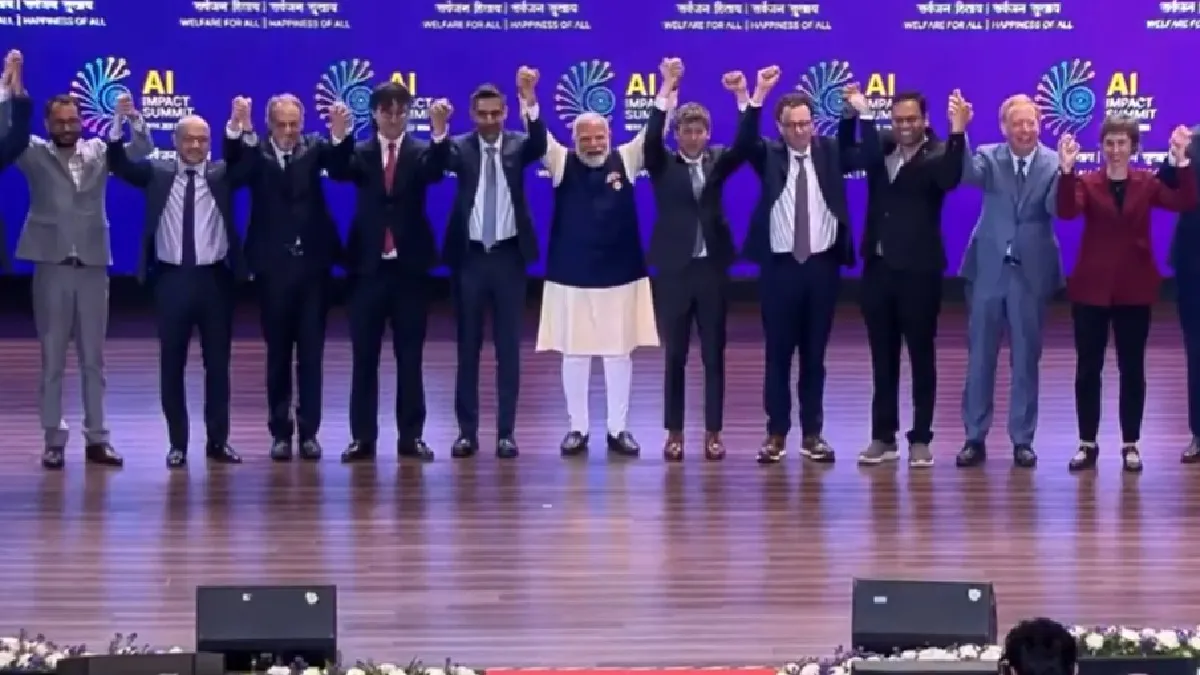 Sam Altman Dario Amodei Handshake