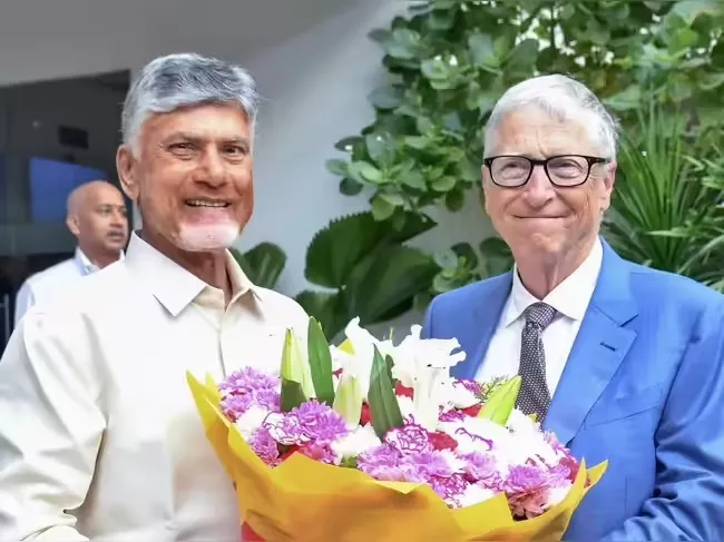 Bill Gates Visits Andhra Pradesh