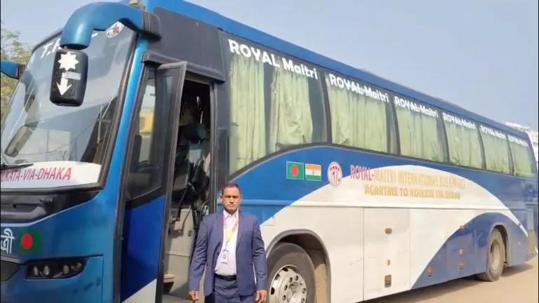 Agartala Kolkata Maitree Bus Service (image: social media )