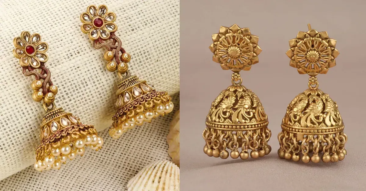 5 Gram Gold Jhumka Designs ( Source: Social Media)