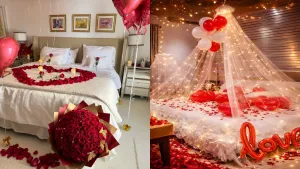 Valentine’s Day पर Partner को देना है Surprise? इन 4 आसान तरीकों से करें Bedroom Decoration