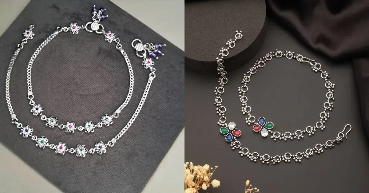 Latest Silver Payal Design for Bridal( Source: Social Media)