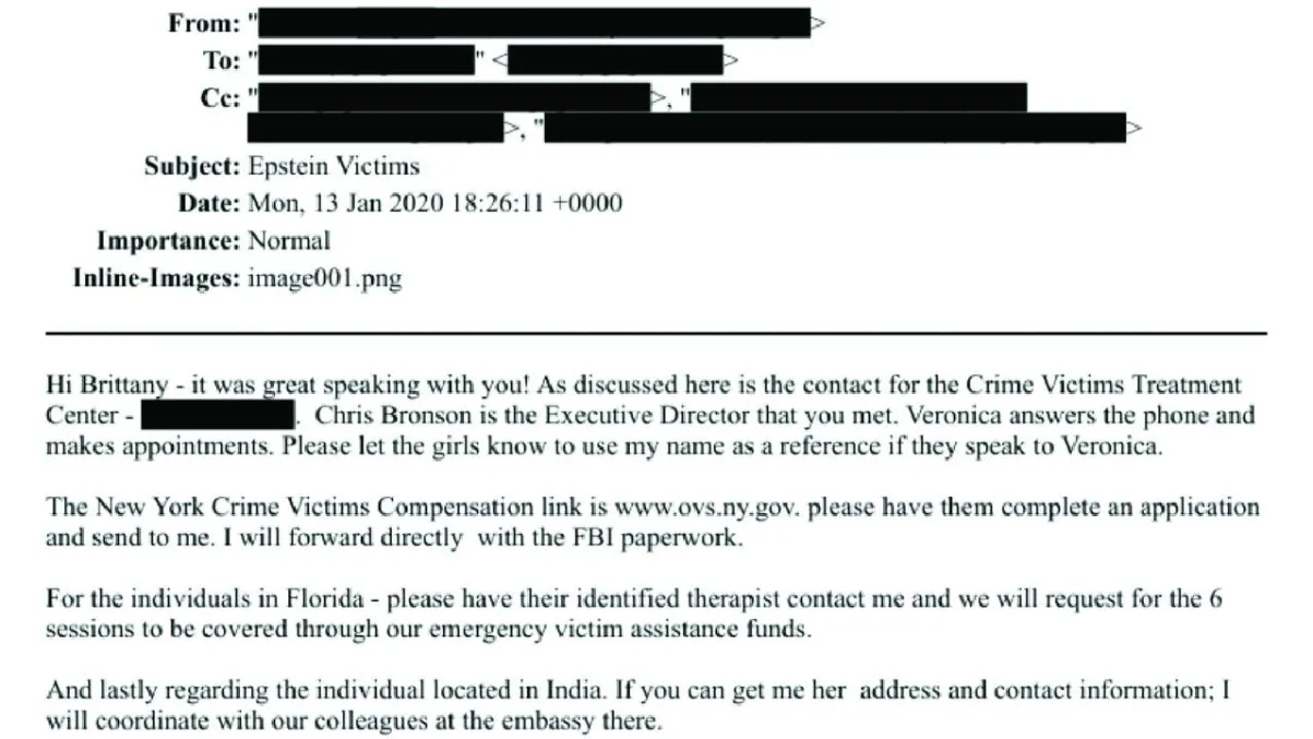 Indian girl in Epstein Files