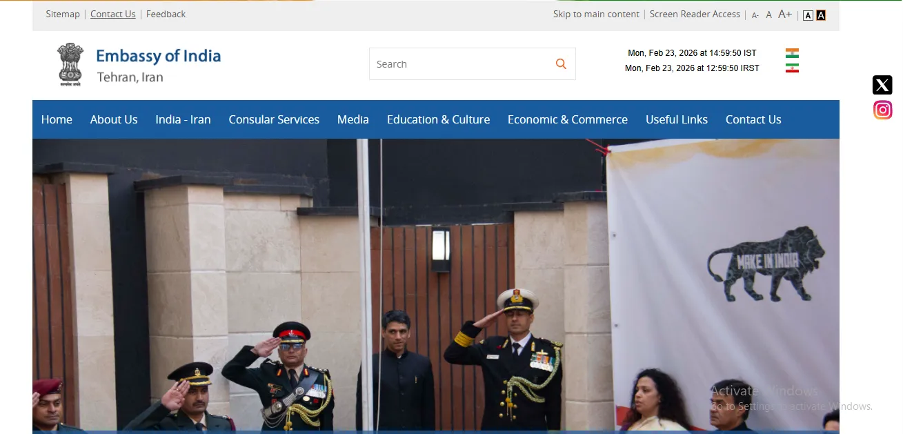 Indian Embassy in Iran