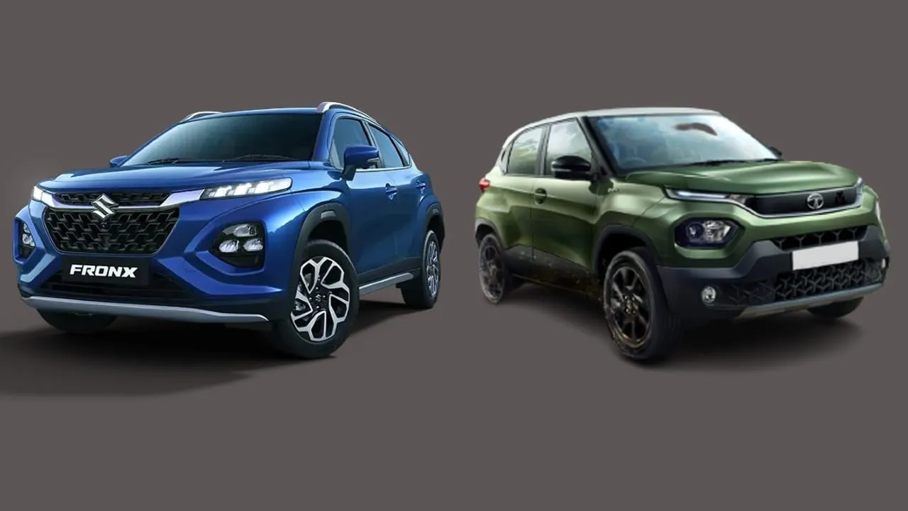Tata Punch vs Maruti Fronx Comparison(image: S-M)
