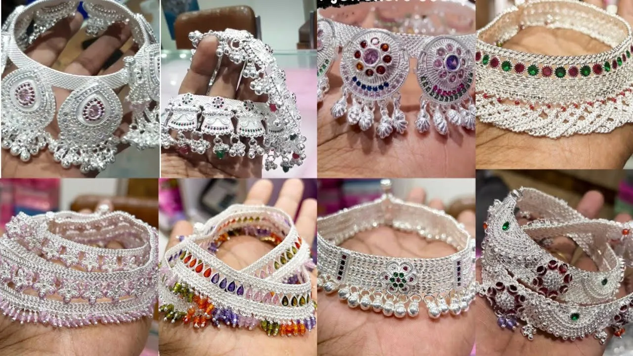 Silver Anklets Designs For Women( Source: Social Media)