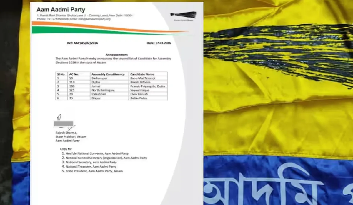 AAP Second Candidate List Assam