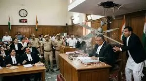 Ceiling Fan Falls on Judge