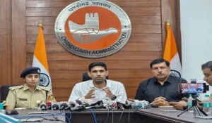 Chandigarh D.C Nishant Kumar Yadav Press conference