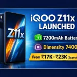 iQOO Z11x 5G Launched in India