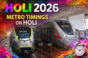 Metro Timings on Holi 2026(image AI genrated )