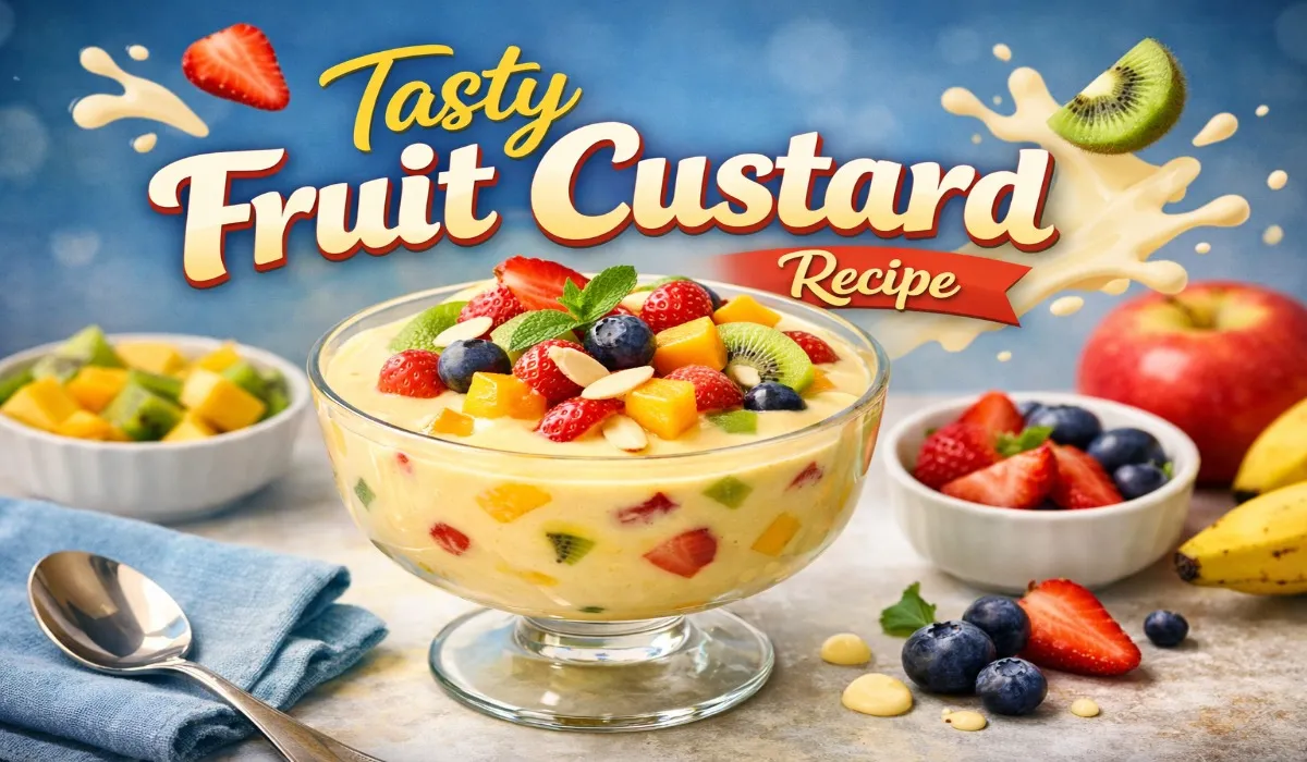 Fruit Custard Recipe in Hindi