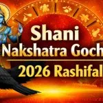 Shani Nakshatra Gochar 2026 Rashifal