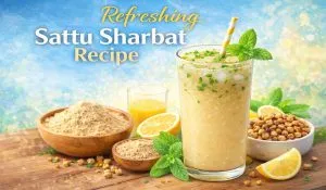 Sweet Sattu Sharbat Recipe