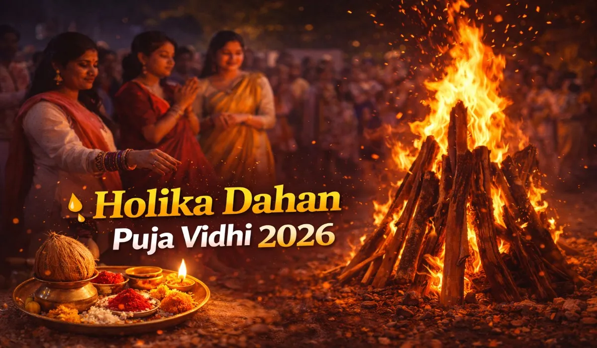 Holika Dahan Puja Vidhi 2026