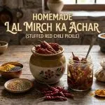 Homemade Lal Mirch ka Achar