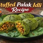 Stuffed Palak Idli Recipe