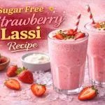 Sugar Free Strawberry Lassi Recipe
