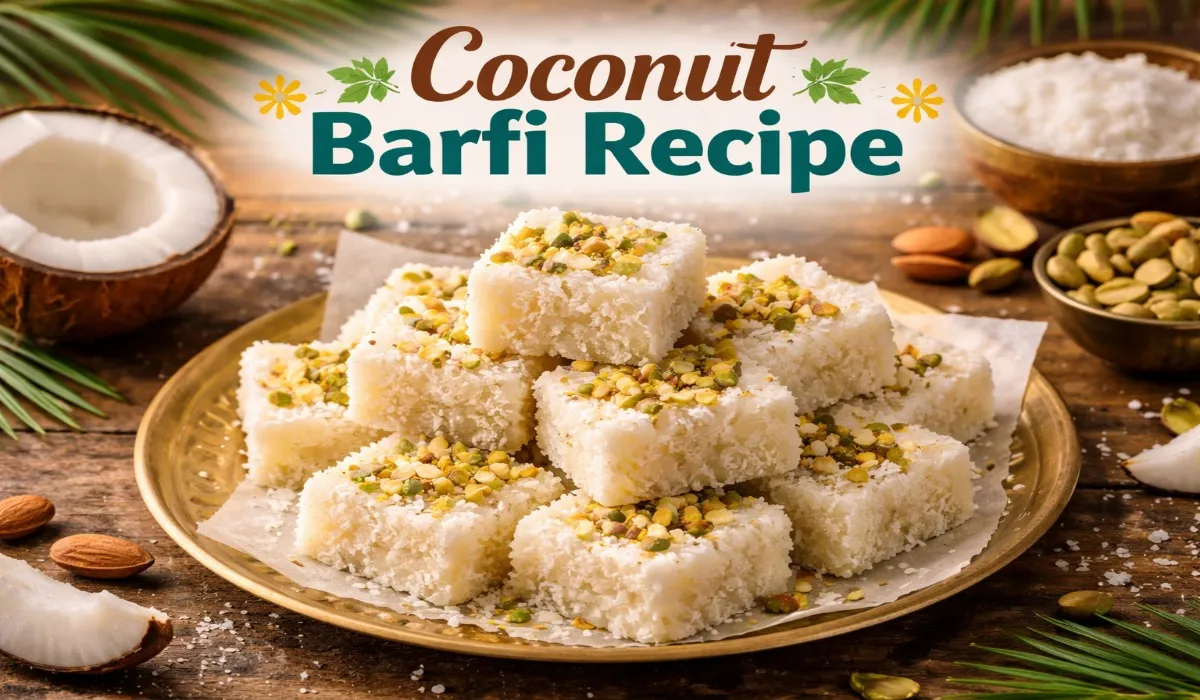 Coconut Barfi Recipe