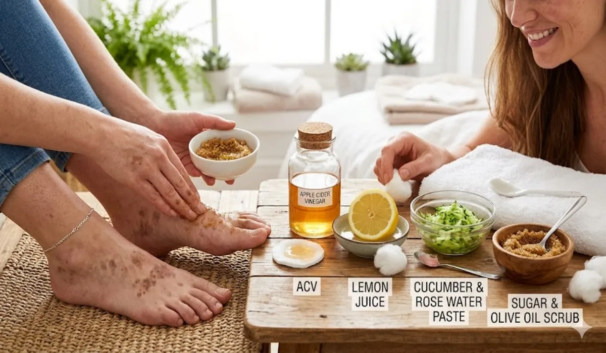 Remedies For Dark Spots on Feet