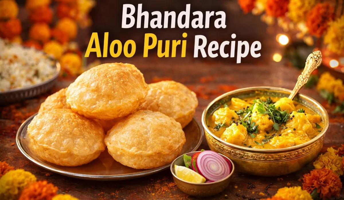 Bhandara Aloo Puri Recipe