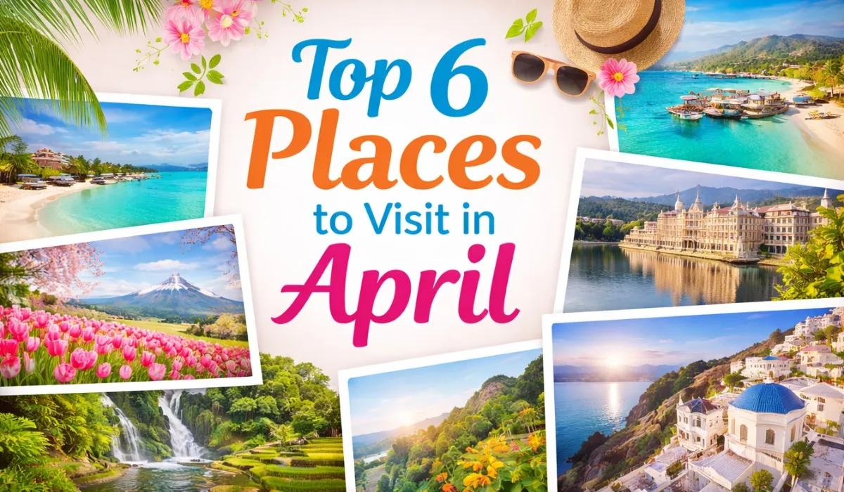 Top 6 Places to Visit in April