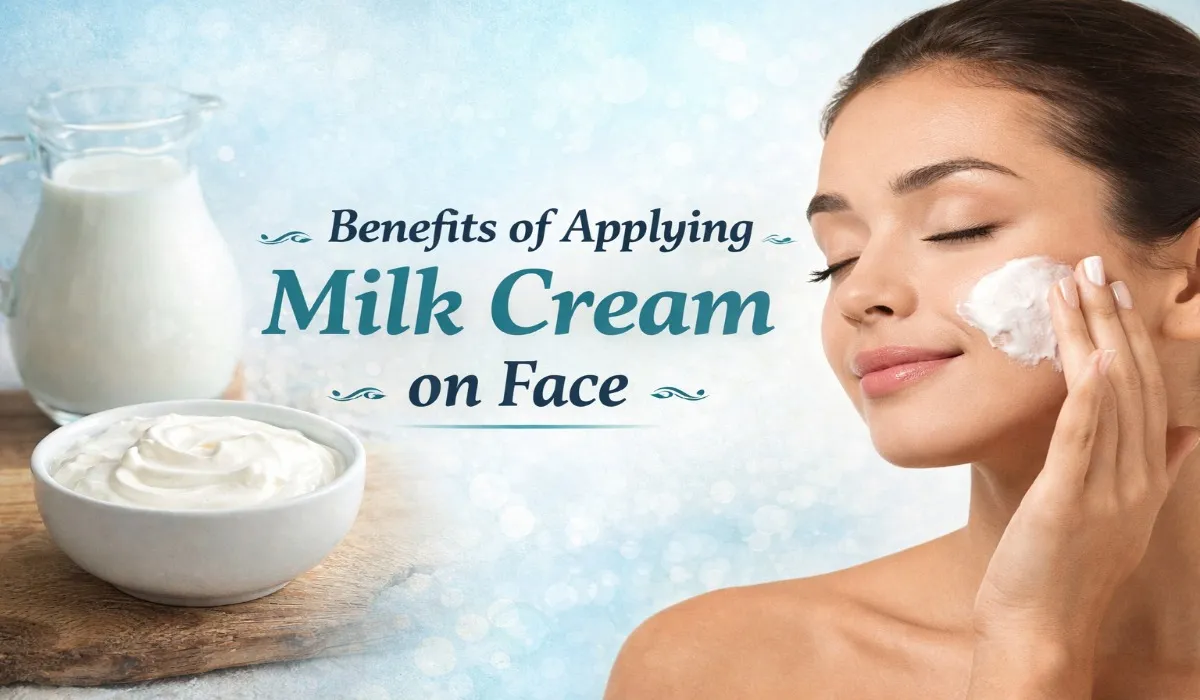 Benefits of Applying Milk Cream on Face