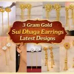 3 Gram Gold Sui Dhaga Earrings