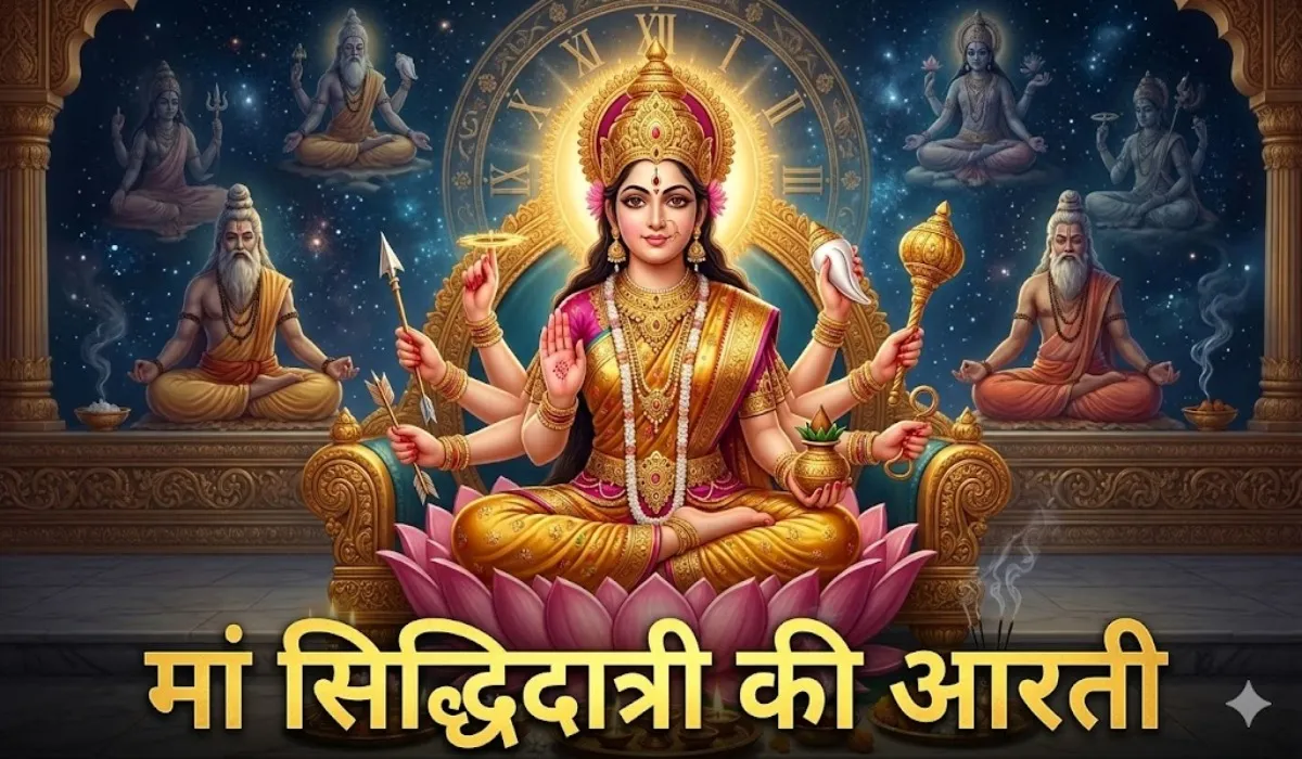 Maa Siddhidatri Ki Aarti Lyrics in Hindi