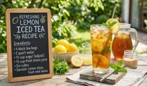 Lemon Iced Tea Recipe in Hindi