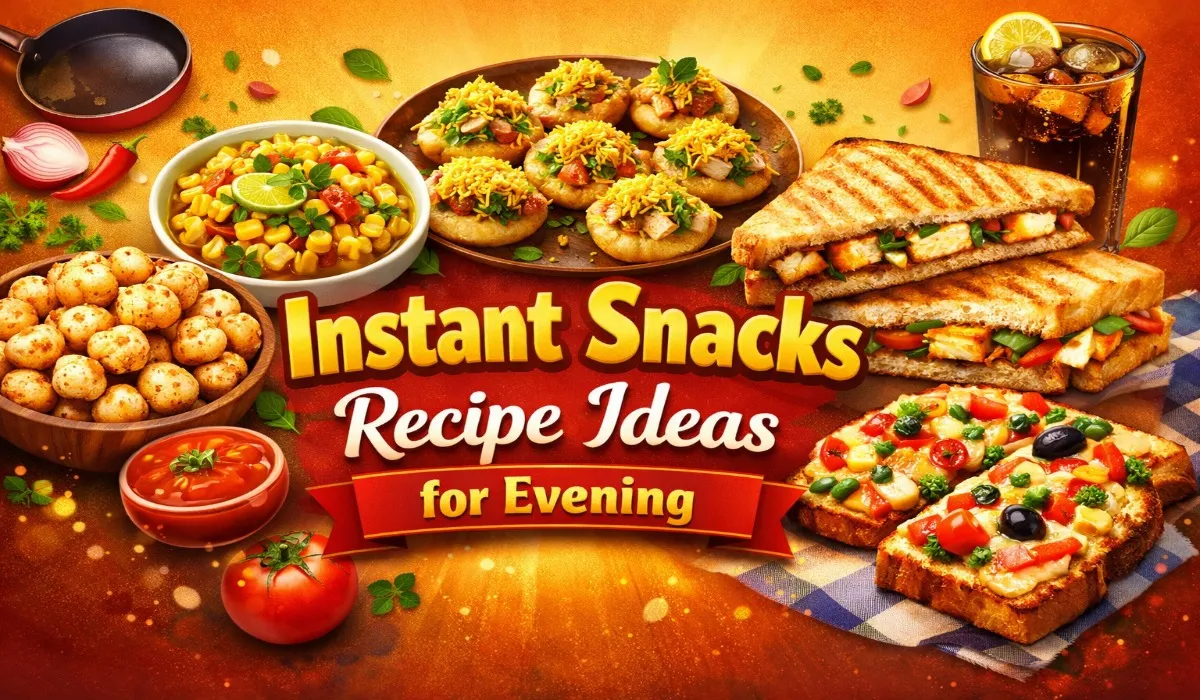 Instant Snacks Recipe Ideas for Evening