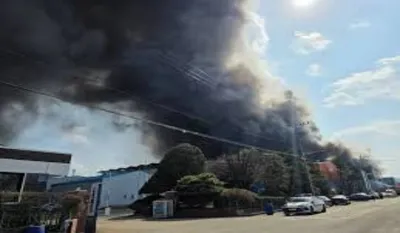 Daejeon factory fire South Korea