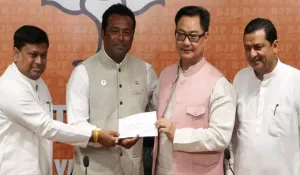 Former Tennis Player Leander Paes Joins BJP