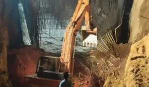 Gurugram Wall Collapsed