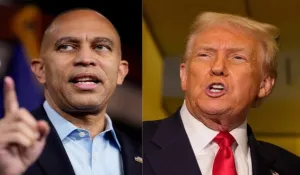 Hakeem Jeffries criticism Trump